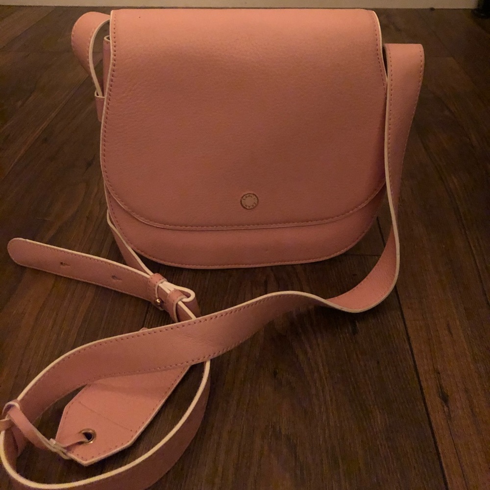 Isaac Mizrah pink crossbody bag
